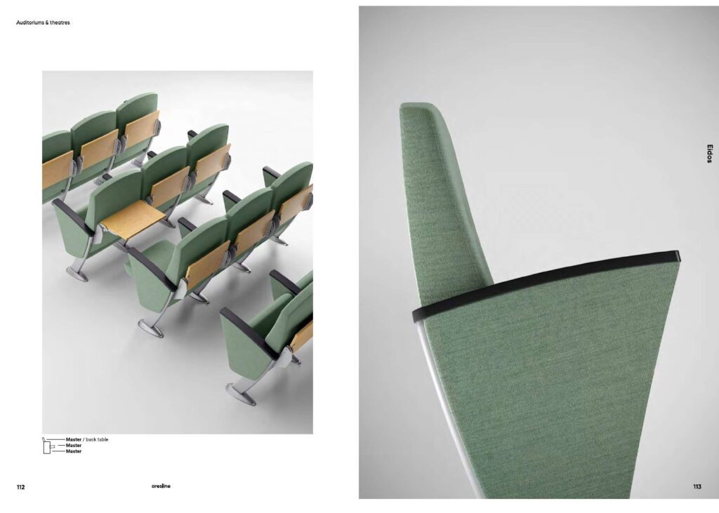 כיסאות אודיטוריום והיכלי תרבות - ARESLINE-diose