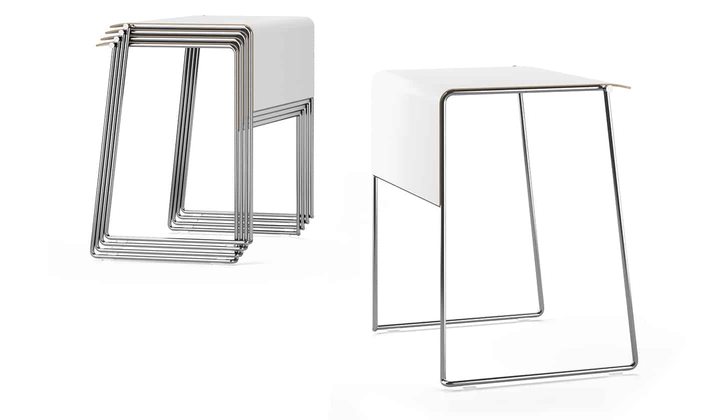 LINK Edu Desk - מערכת ישיבה לכיתות לימוד מתאים לתכנון ועיצוב מרחבי M21 – תמונה 4